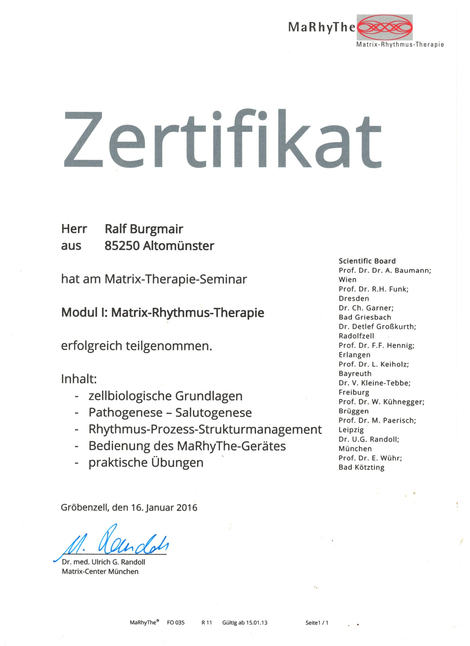 Ergotherapie - Die Mitte - Altomünster